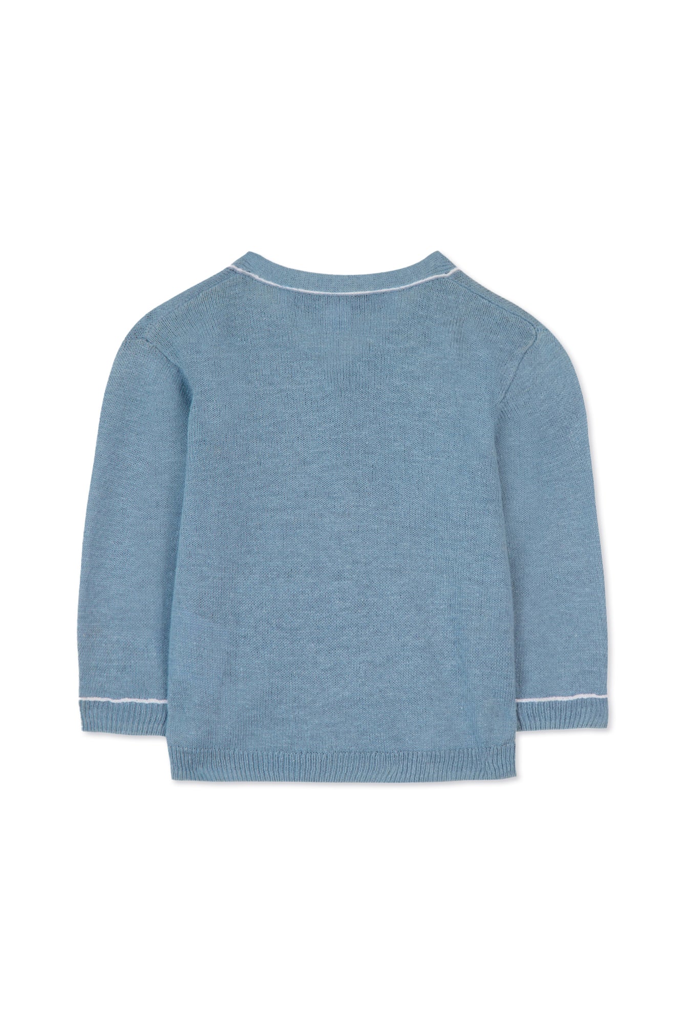 Baby Road Trip waistcoat in linen - Horizon