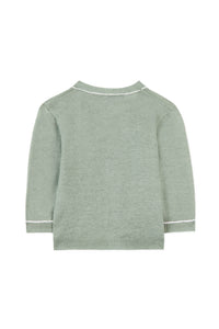 Gilet Baby Jardin Secret en lin - Laurier Lave