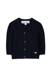 Baby Ceremonie cardigan - Navy