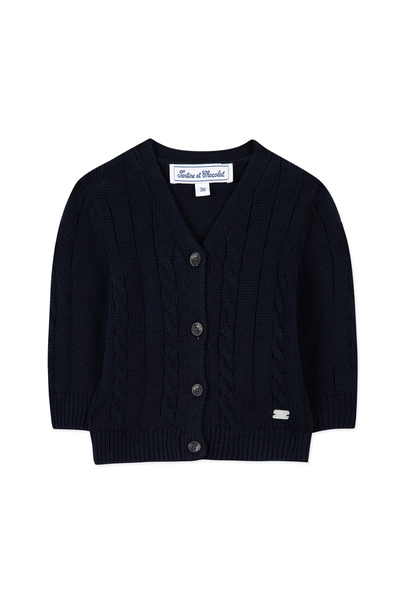 Baby Ceremonie cardigan - Navy