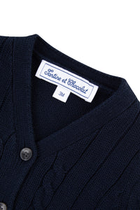 Baby Ceremonie cardigan - Navy