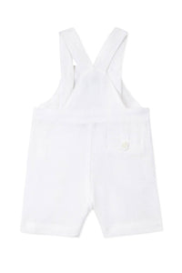 Salopette Baby Ceremonie en lin - Blanc