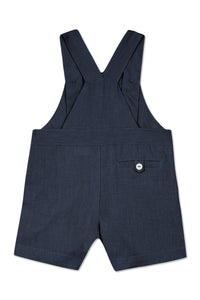 Baby Ceremonie linen dungarees - Navy