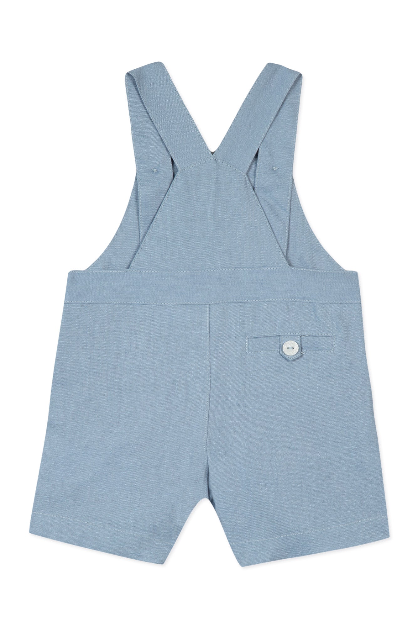 Baby Road Trip overalls in linen - Horizon
