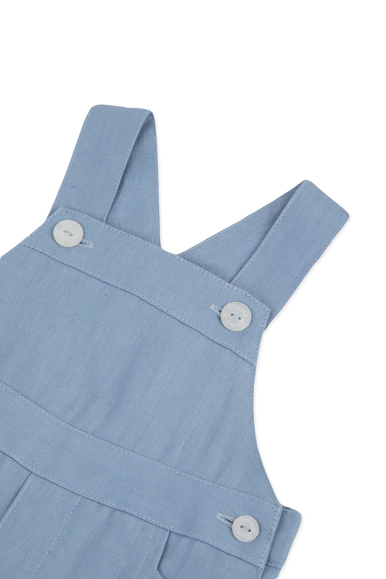 Baby Road Trip overalls in linen - Horizon