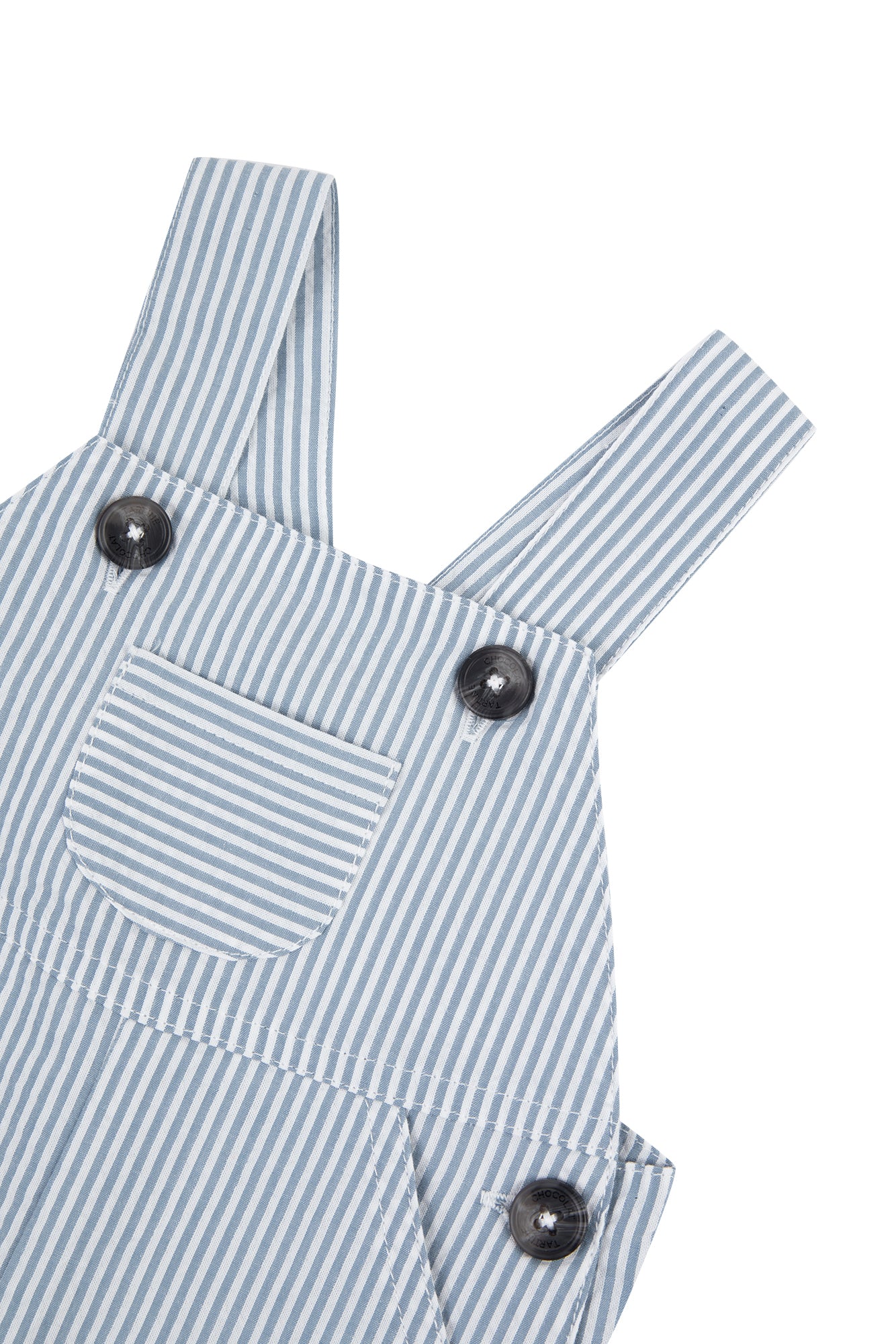 Avenue De La Mer Baby Dungarees - Azur