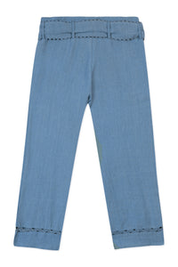 Bord De Mer trousers in linen - Denim
