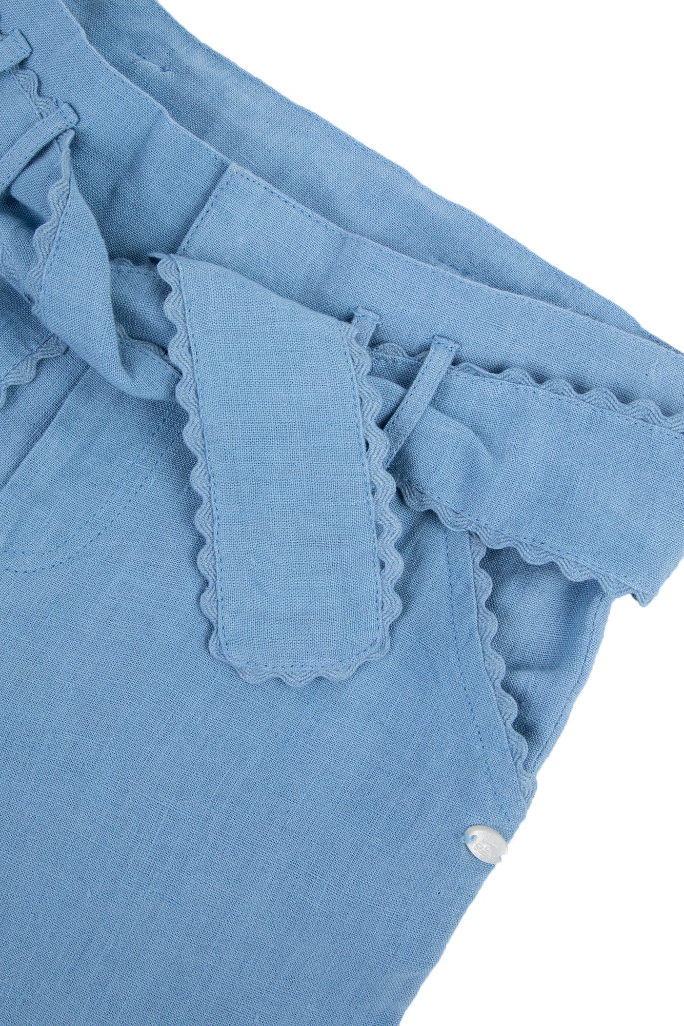 Bord De Mer trousers in linen - Denim