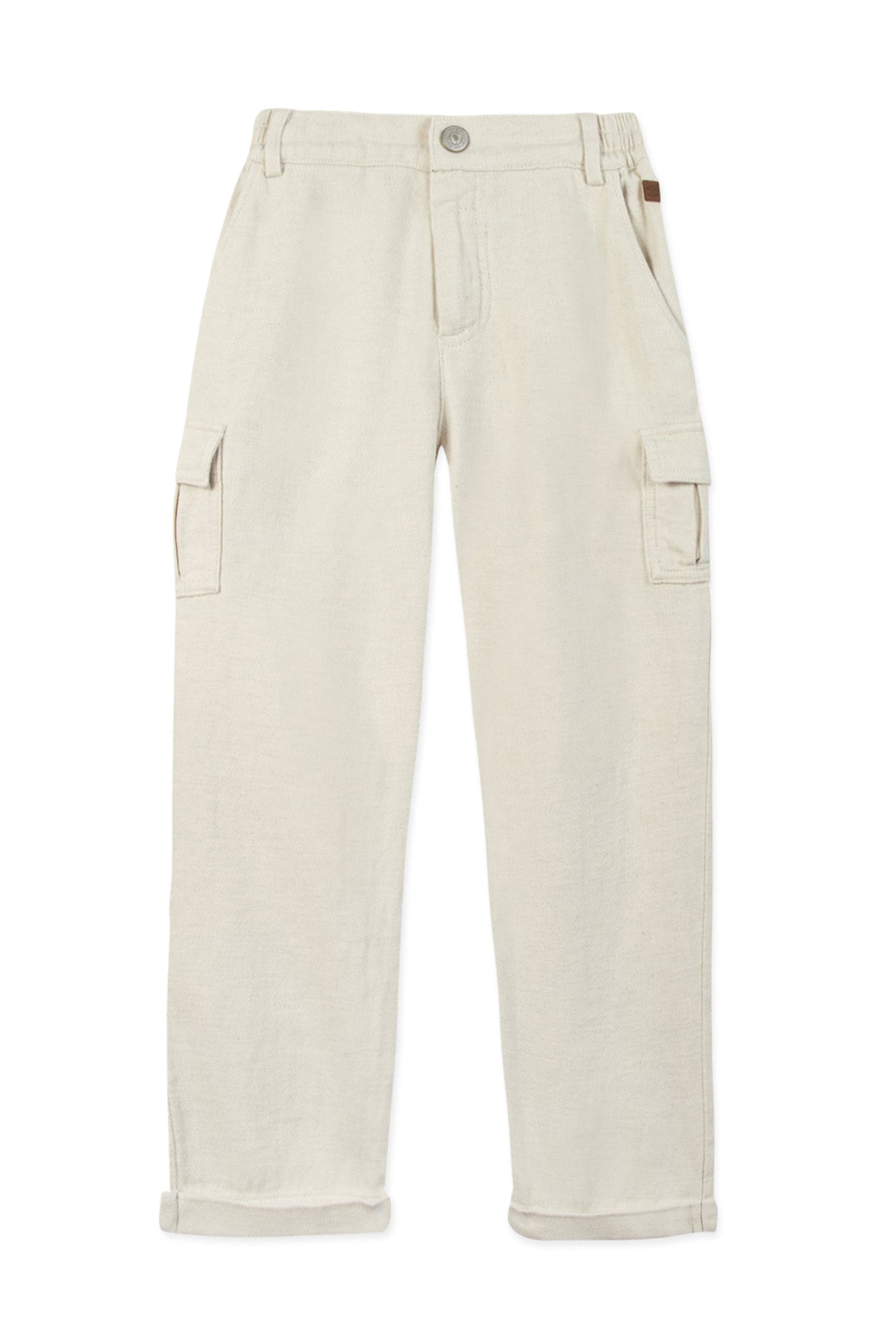 Avenue De La Mer Trousers - Mottled Linen