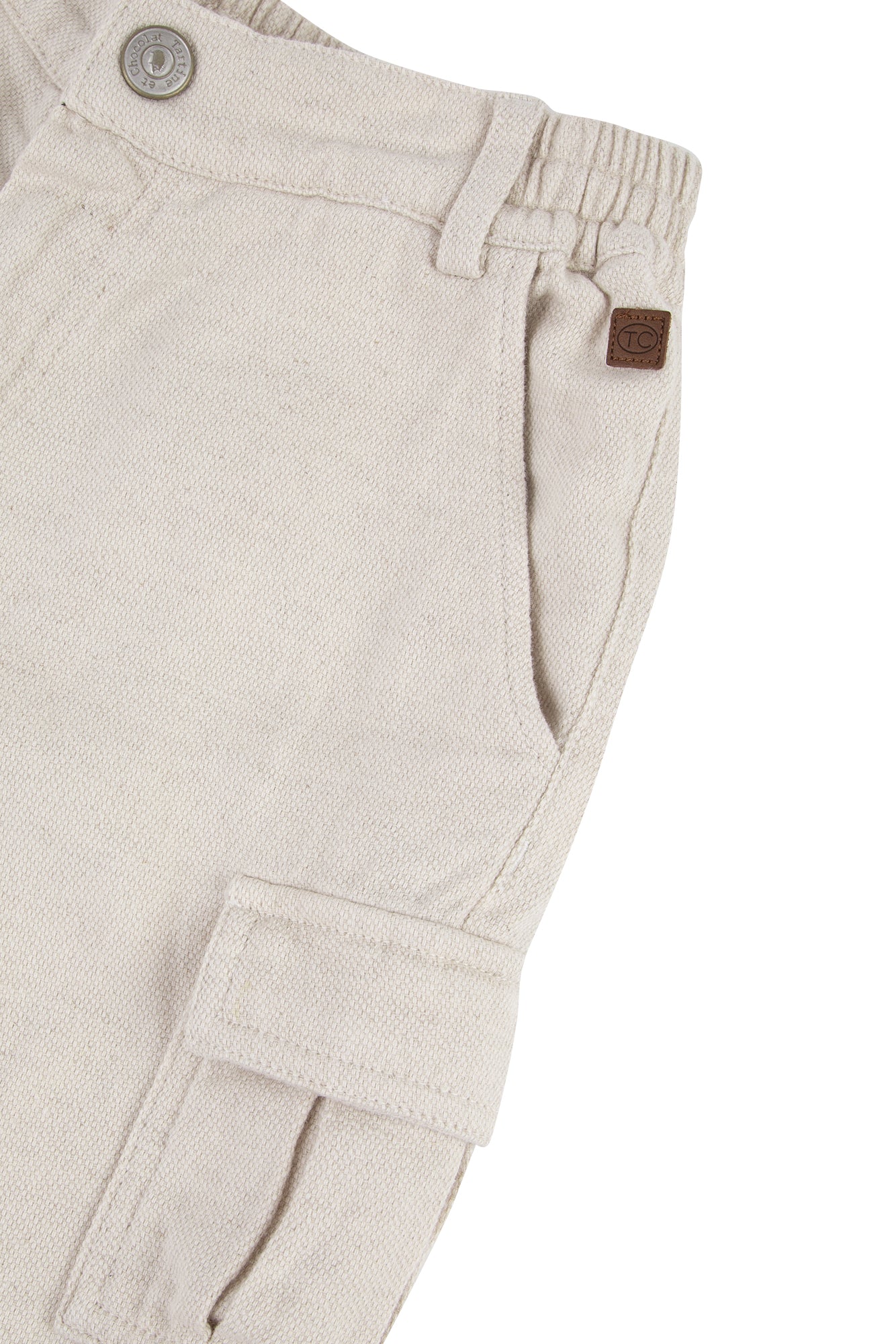 Avenue De La Mer Trousers - Mottled Linen