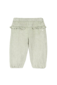 Baby Promenade Romantique linen trousers - Opaline Chiné