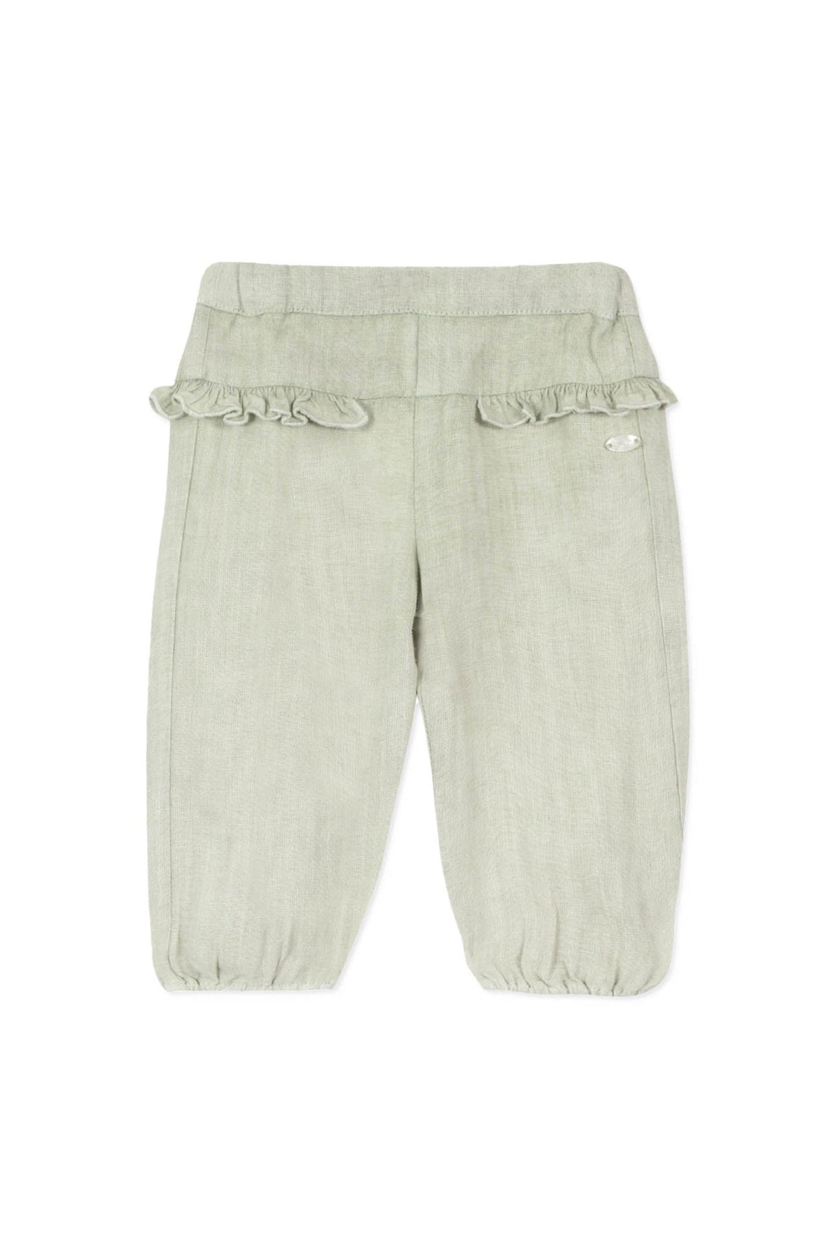 Pantalon Baby Promenade Romantique en lin - Opaline Chiné
