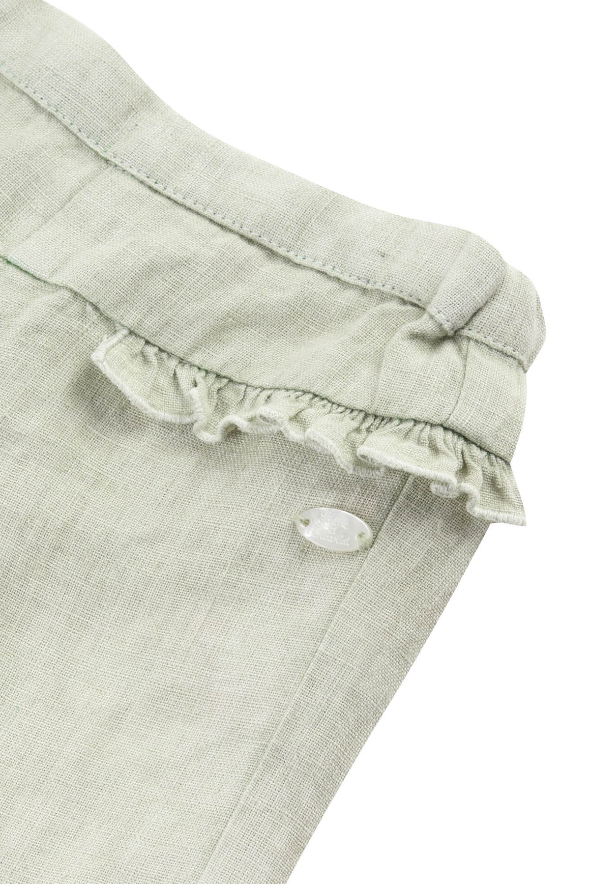 Opaline Chiné / Pantalon Baby Promenade Romantique En Lin - Opaline Chiné