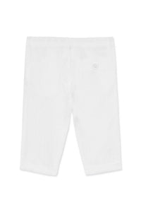 Pantalon Baby Ceremonie en lin - Blanc