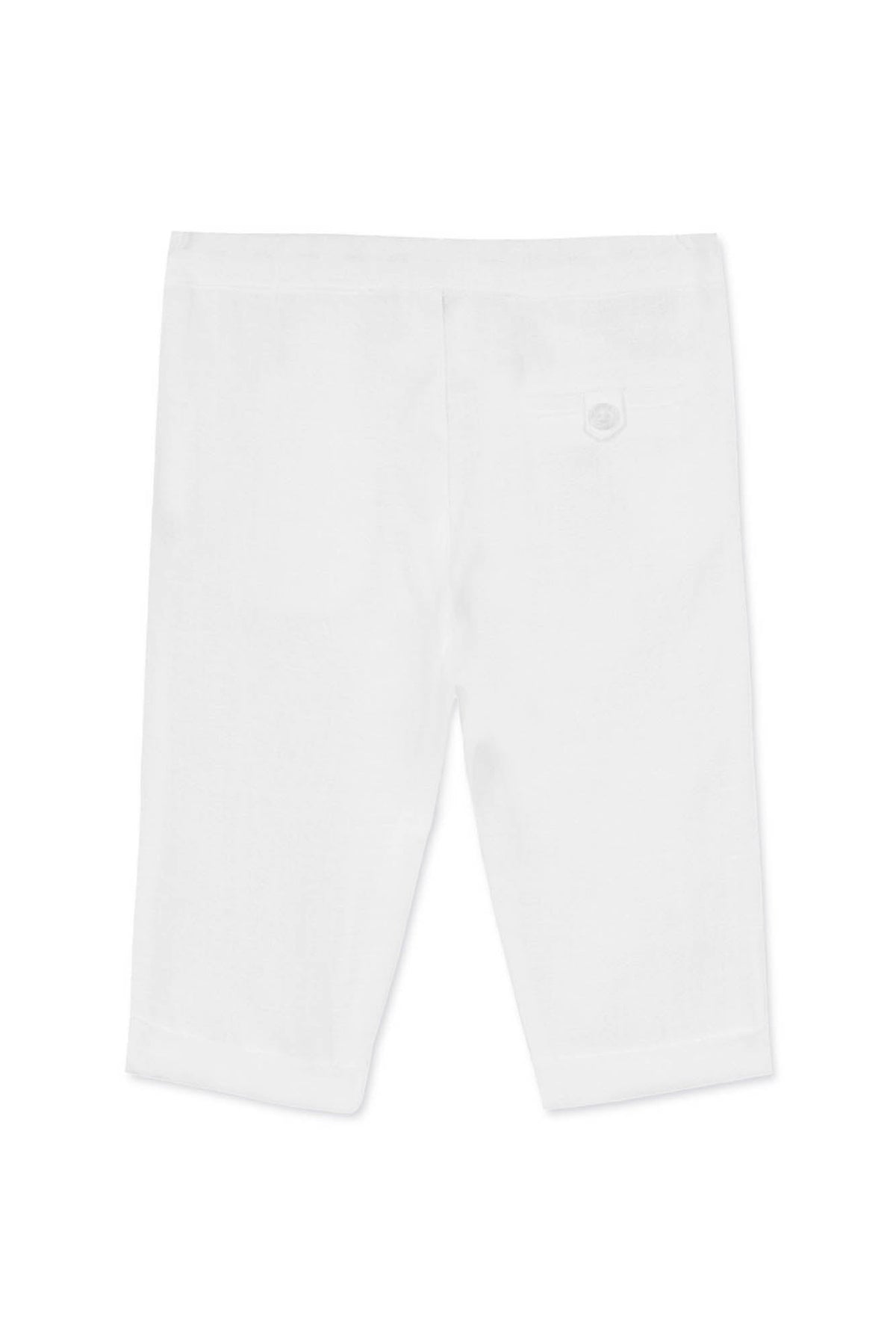 Pantalon Baby Ceremonie en lin - Blanc