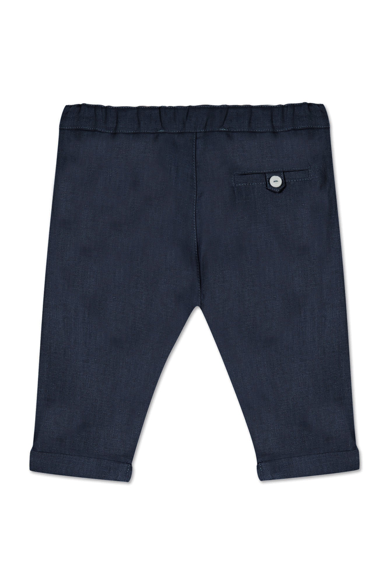 Baby Ceremonie linen trousers - Navy