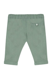 Jardin Secret Baby Pants in linen - Washed Laurel
