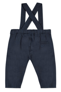 Baby Ceremonie linen trousers - Navy