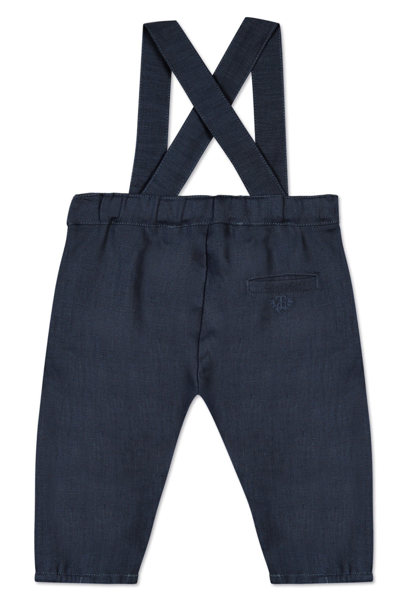 Baby Ceremonie linen trousers - Navy