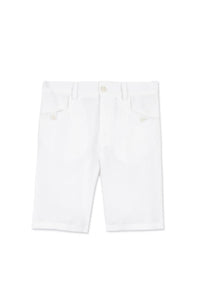 Short Ceremonie en lin - Blanc