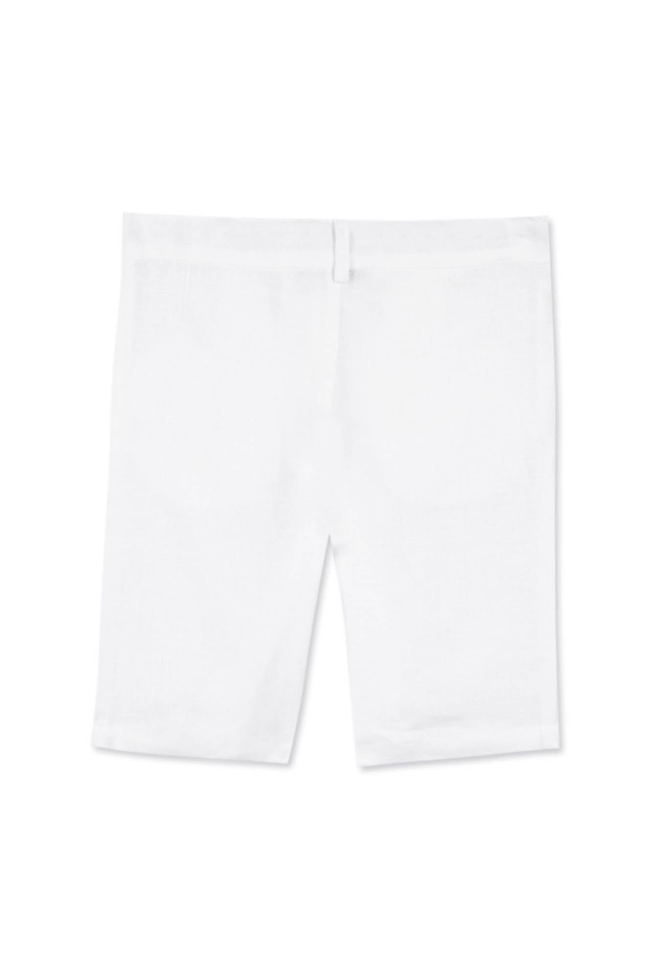 Short Ceremonie en lin - Blanc