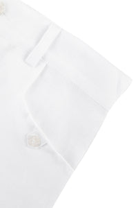 Short Ceremonie en lin - Blanc