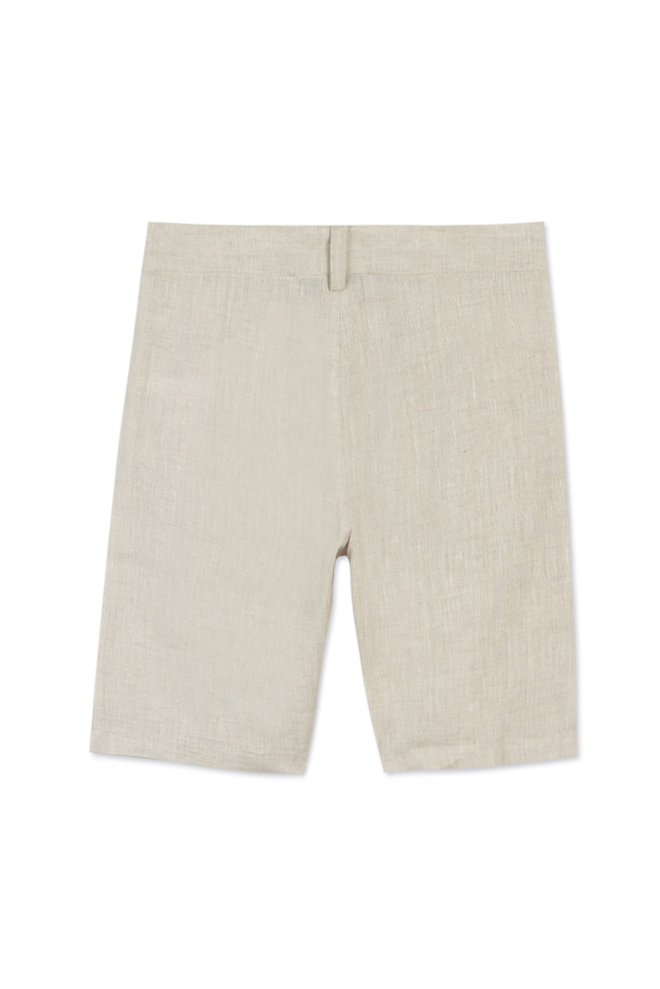 Ceremonie shorts in linen - Sable Chiné