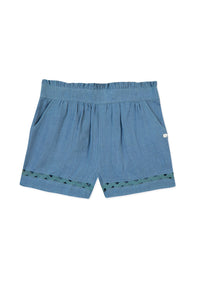 Bord De Mer linen shorts - Denim