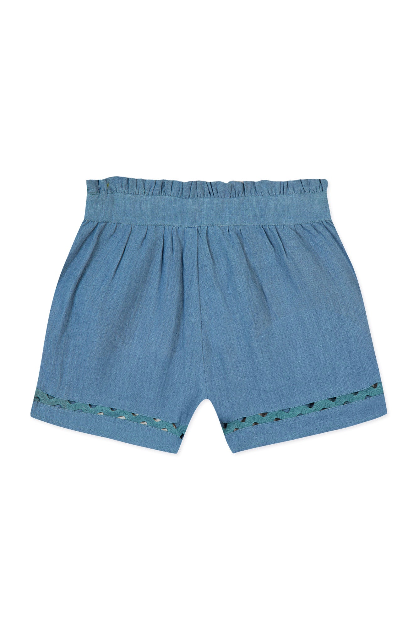 Bord De Mer linen shorts - Denim