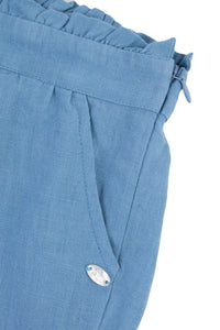 Bord De Mer linen shorts - Denim