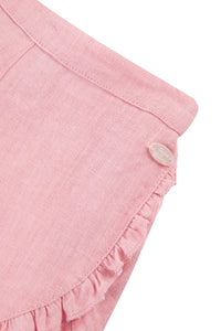 Short Baby Promenade Romantique en lin - Litchi