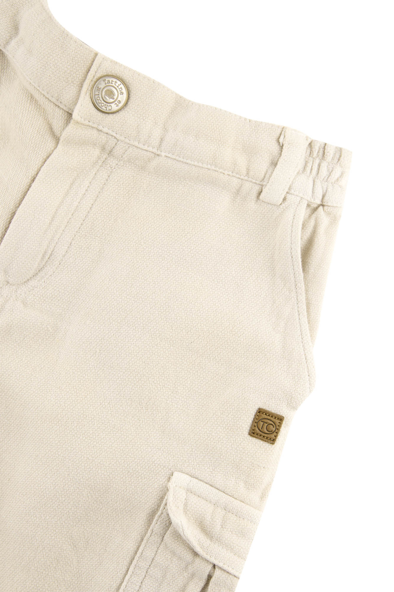 Short Avenue De La Mer - Mottled Linen