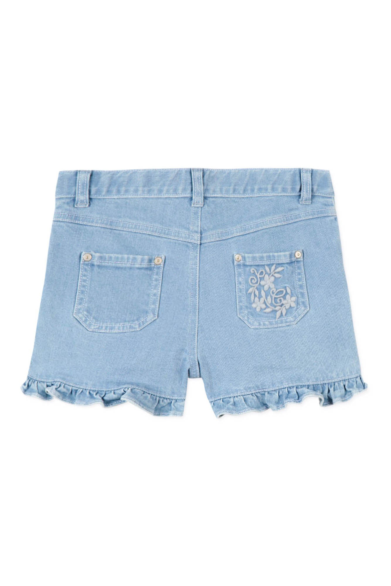 Fleur D'Hibiscus Shorts - Denim