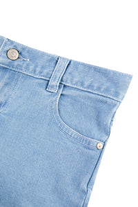 Fleur D'Hibiscus Shorts - Denim