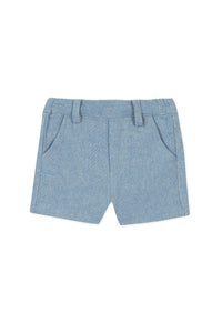 Short Baby Avenue De La Mer en lin - Azur