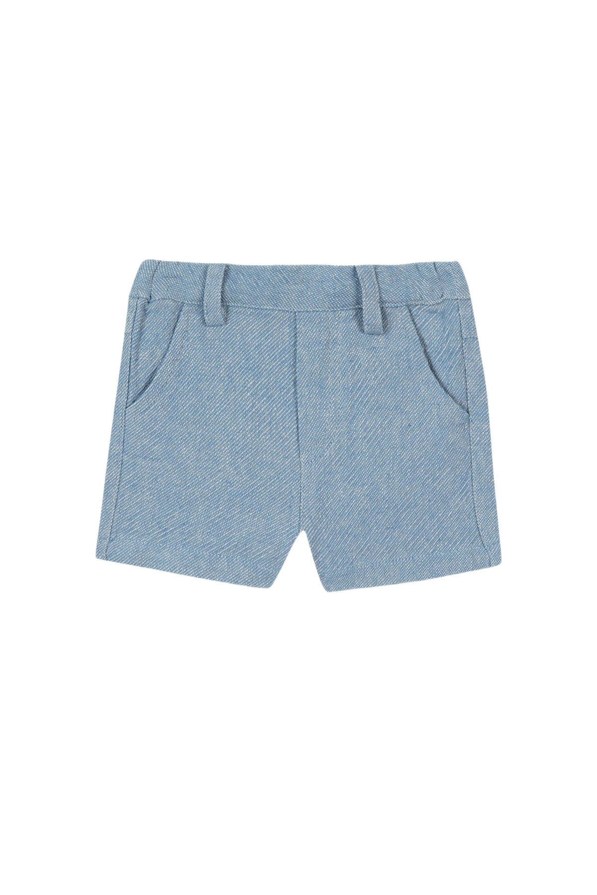 Short Baby Avenue De La Mer en lin - Azur