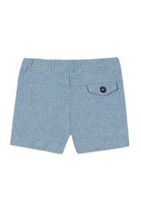 Short Baby Avenue De La Mer en lin - Azur