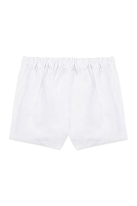 Baby Ceremonie linen shorts - White