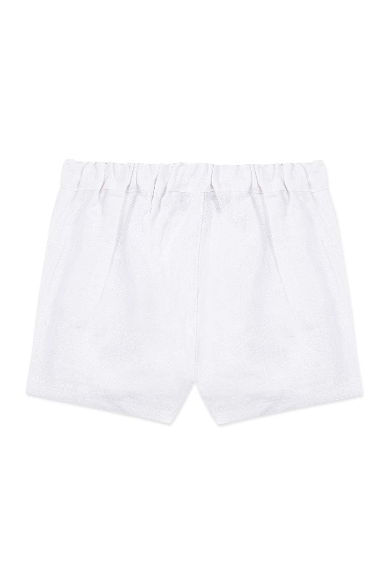 Baby Ceremonie linen shorts - White