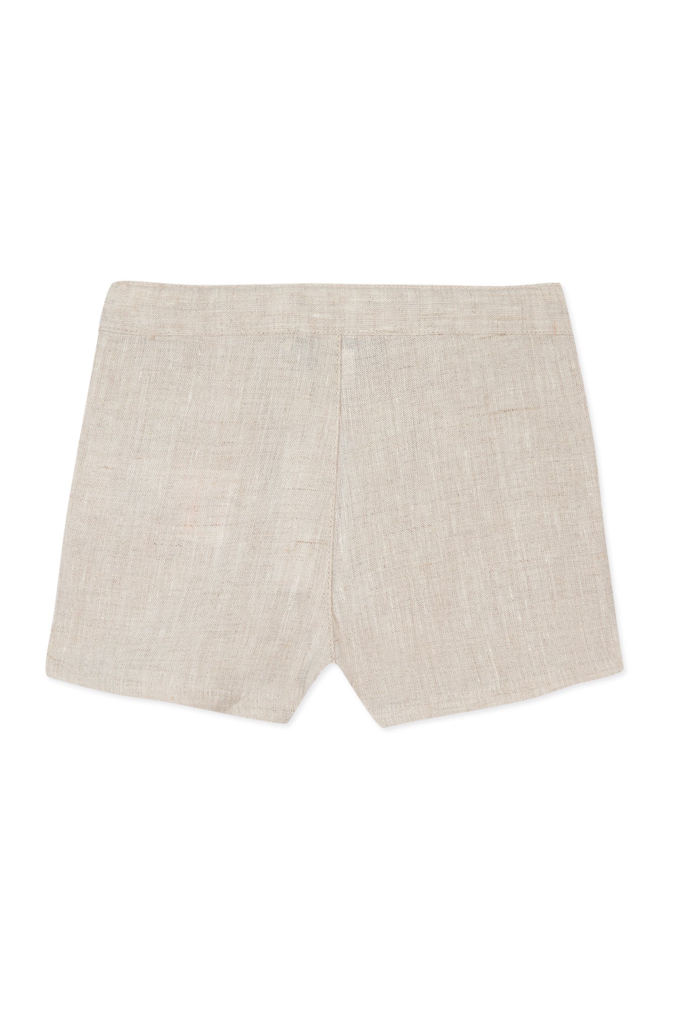 Baby Ceremonie shorts in linen - Sable Chiné