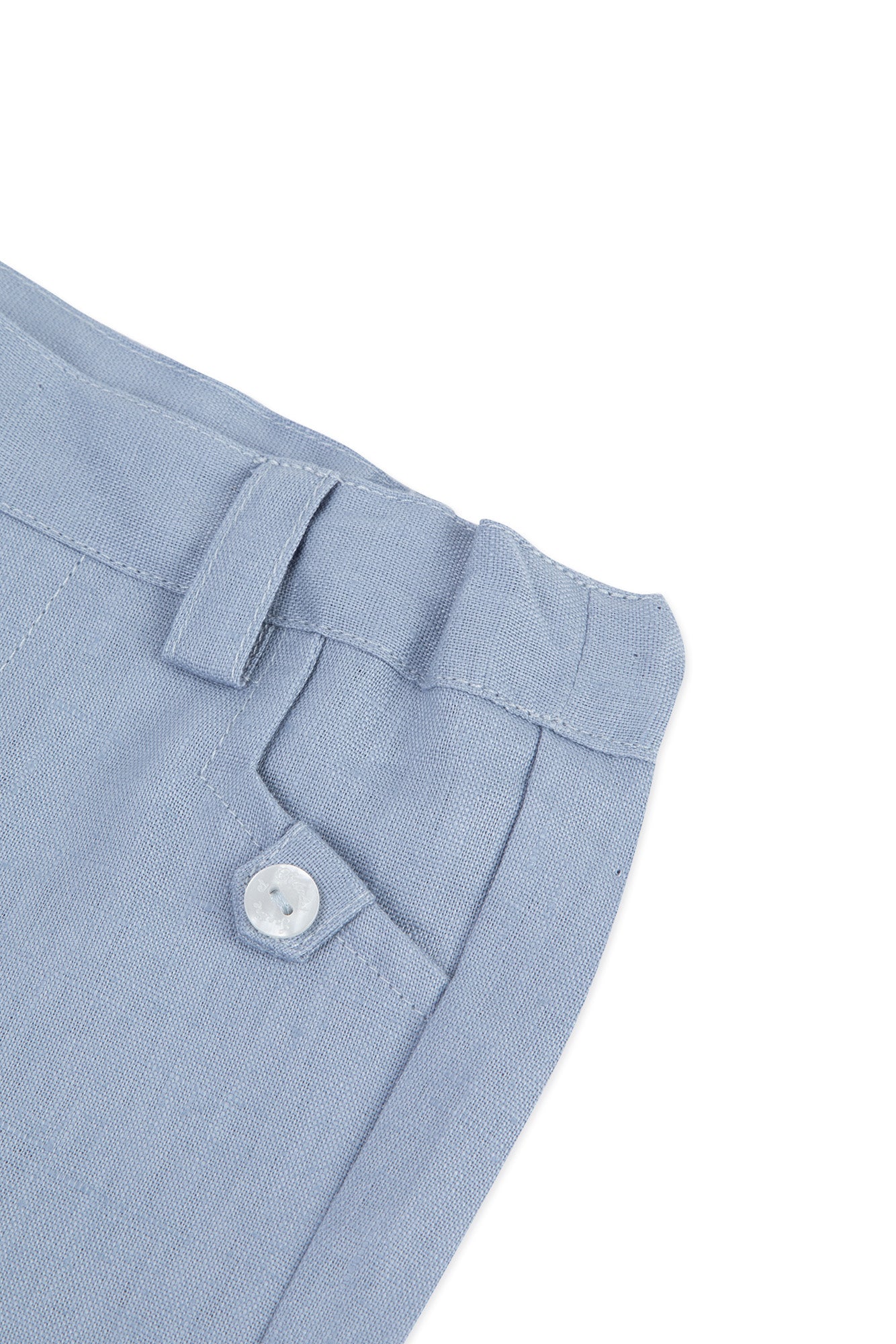 Short Baby Road Trip in linen - Horizon