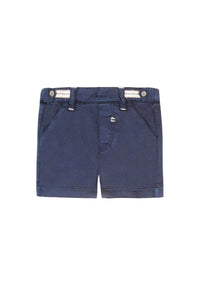 Short road trip en coton - Bleu marine