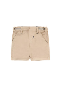 Short jardin secret en coton - Beige