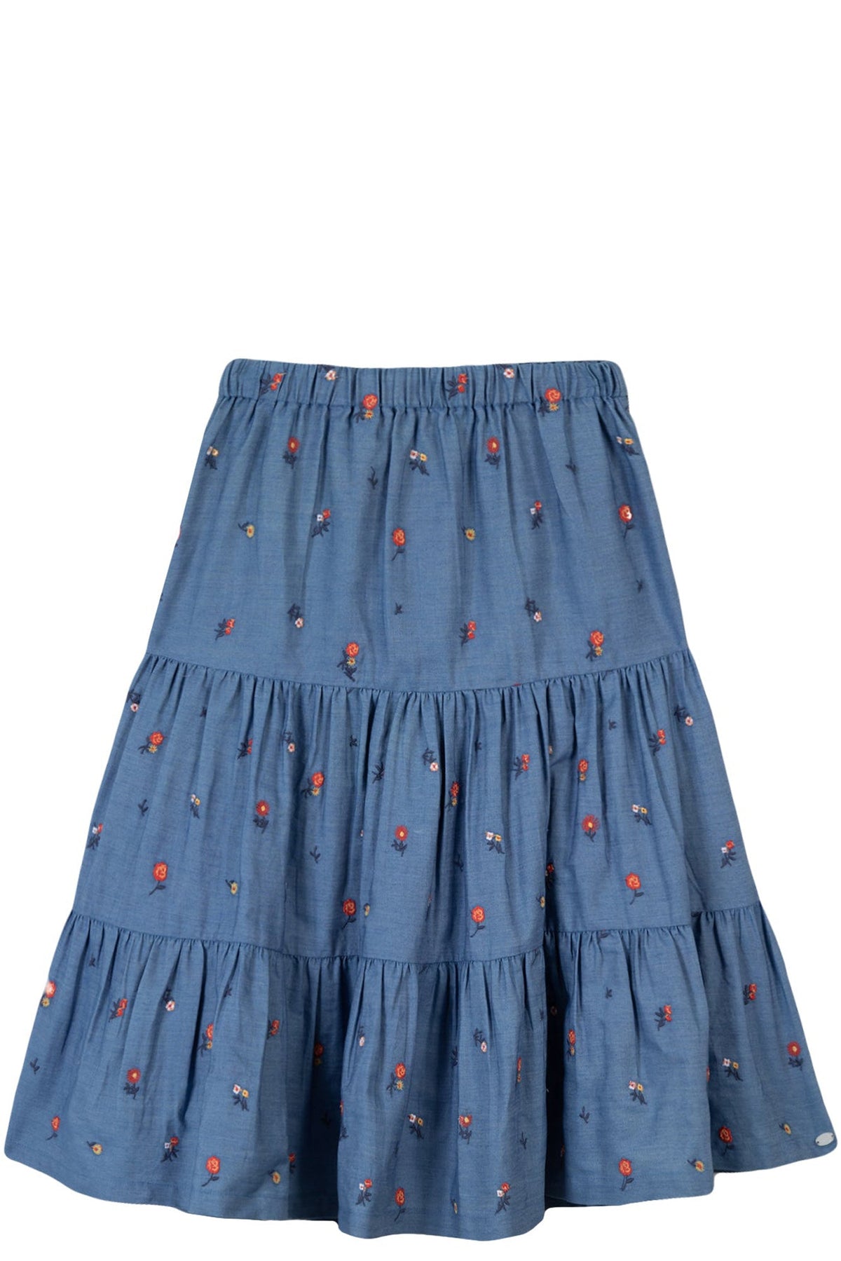 Jupe Fleur D'Hibiscus - Denim