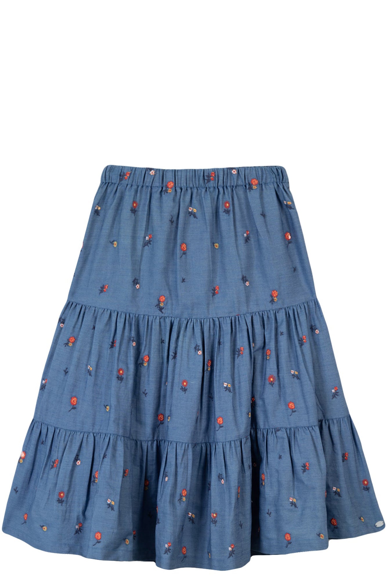 Jupe Fleur D'Hibiscus - Denim