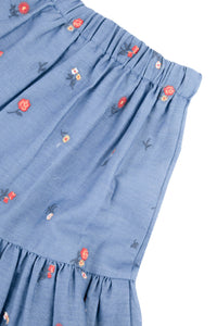 Jupe Fleur D'Hibiscus - Denim