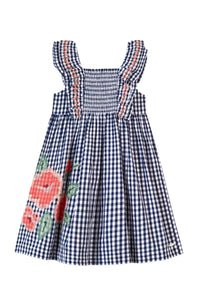 Robe Fleur D'Hibiscus - Marine