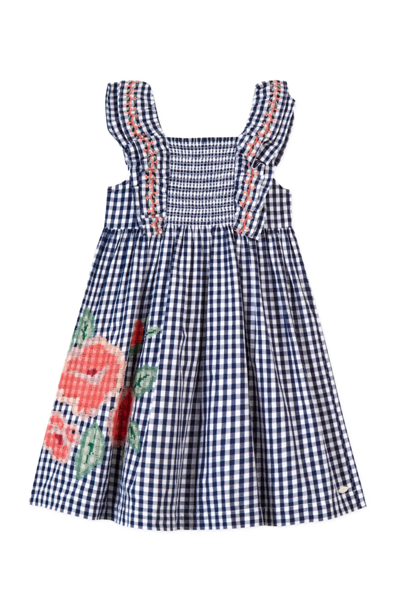 Robe Fleur D'Hibiscus - Marine