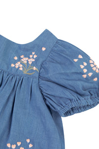 Baby Petit Air Campagne Dress - Denim