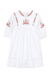 Robe Fleur D'Hibiscus - Blanc